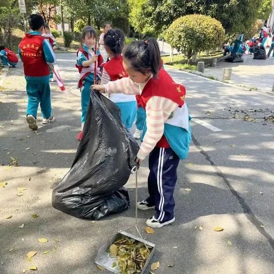 湘江新区金海学校小学部学生参加公益劳动.png